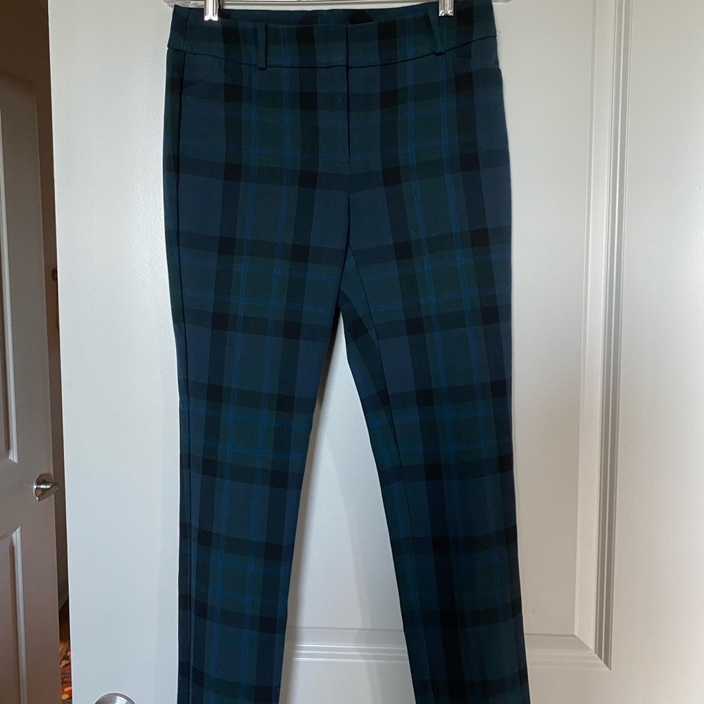 LOFT Blue Skinny Pants Tailored Fit